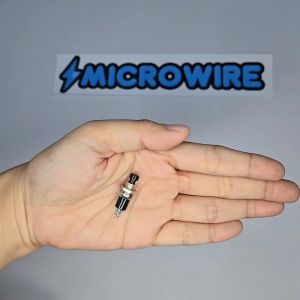 MW 2 Pin SPST Red Round Momentary Push Button Switch
