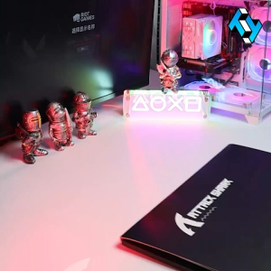 Attack Shark CM04 Carbon Fiber Gaming Mouse Pad Esports Mouse Mat Durable Non-Slip Natural Rubber Base High Temperature Resistant & Waterproof Desk Mat for Gamer