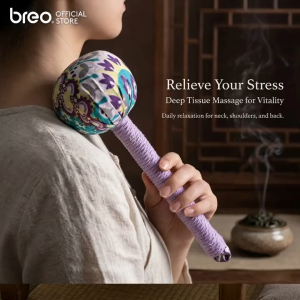 🔥Breo Wormwood Meridian Massage Hammer Back Neck Shoulder legMuscle Relaxation Tool