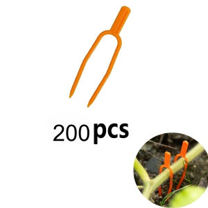 50/100/150/200 PCS Plant Stem Fixator Garden Strawberry Planting Fork Watermelon Fixing Fixture Clamp Plant Bracket