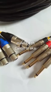 kabel snake isi 4 makita Canon ke akai mono panjang 10/15/20/25/30 meter