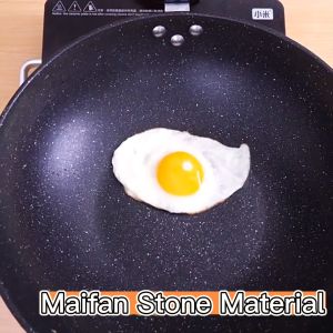 Non stick frying fan original frying pan non stick original wok pan non stick original kitchen ware appliances kawali malaki makapal malalim stainless steel cookware non stick casserole with cover