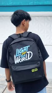 Tas Ransel Kata Motivasi Kapasitas BESAR / TAS RANSEL PUNGGUNG Motif Tulisan / Ransel Backpack Korea Ransel Sekolah SWAG - Tas Sekolah Smp Sma Kuliah Tas Ransel Laptop Muat Laptop 15 Inci