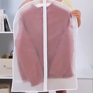 Thickened Clothes Dust Hood Garment Suit Bag Breathable and Transparent Household Dustproof Bag Big