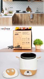 Advance G-07D Mini Rice Cooker G07D Digital 0.7L / Mini Rice Cooker Elektrik 0.7L Anti Lengket 200 Watt - Magic com Mini - Rice coocker kecil untuk anak Kosan - Berdaya kecil/Low watt Bergaransi | Magicom Serbaguna