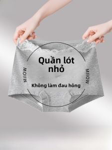 MiiOW | Quần lót nam Catman Cotton nguyên chất kháng khuẩn mỏng mùa hè cho nữ quần an toàn chống ánh sáng qua quần ngắn cotton nguyên chất