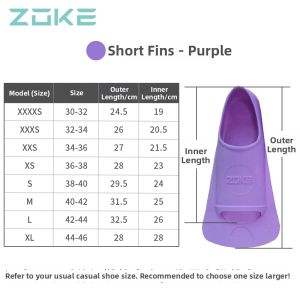 ZOKE | Swimming Training Fins for Adults and Kids