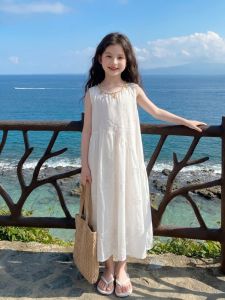 ZIRUIBABA | New Summer Thin Straps Dress For Girls White