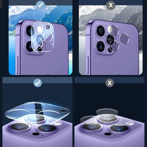 9H ฟิโนเลสการจอเลนส์กล้องสำหรับ iPhone 15 Pro Max 15 15 Plus 15 Pro และ iPhone 14 Plus 14 Pro 14 Pro Max 13Pro Max 12 Series ตัวป้องกันหน้าจอ