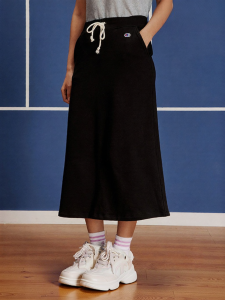 Champion | Embroidery Drawstring Midi Skirt