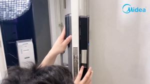 Midea Smart Door Lock รุ่น BF 205 สมาร์ทล็อค ล็อคอิเล็กทรอนิกส์ กลอนประตูดิจิตอล ล็อคประตูสวิง