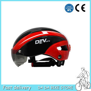 Mũ Bảo Hiểm Xe Đạp Leo Núi Có Đèn Kính Chắn Gió Mũ Bảo Hiểm Đạp Xe Đạp Xe Mũ Bảo Hiểm Xe Đạp Leo Núi Có Kính Bảo Hộ