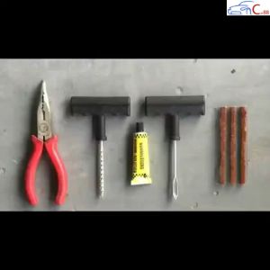 (1) Bộ Dụng Cụ Vá Lốp Xe Không Săm Cho Cả Ô Tô Xe Máy