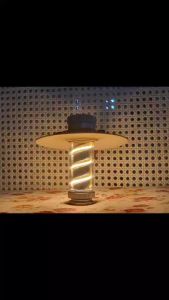 ไฟฉายโคมไฟ วัสดุดี สวย สายคล้อง และตัวบังแสงหนัง PUปรับแสงสี 3000K-6500K 600 lm แสงขาว + โคมแสง 300 lm Dimmer Stepless USB Type C