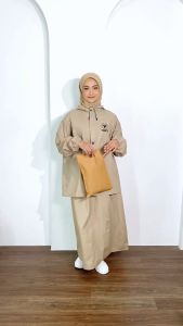 Jas Hujan Setelan Pria Wanita Dewasa Baju Celana Bahan Tebal Elastis