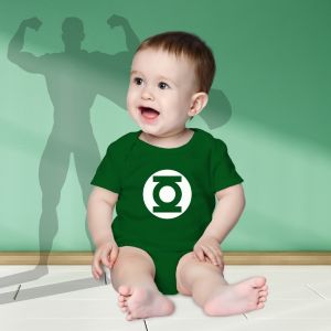 Baby Onesies PH Green Lantern Superhero Baby Onesie 0-12 months Cotton Newborn Baby Boy Monthly Outfit