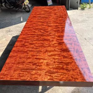 Guibourtia Spp Solid Wood Large Board Log Tea Table Boss Rosewood Office Table and Chair Furniture Okan Guibourtia Spp Tea Table