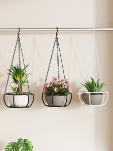 NIFENG | Hanging Flower Rack Iron Chain Bracket