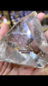 🤍 透白水晶带内彩随形 ✨Clear Quartz Freeform with Natural Rainbow 🌈