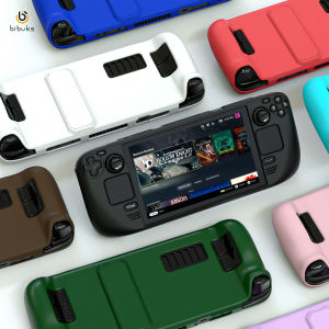 Bibuks Steam Deck/OLED Protective Case Full Cover Hard Shell Skin-Friendly Anti-Scratch Anti-Fall Anti-Slip Gaming Accessories