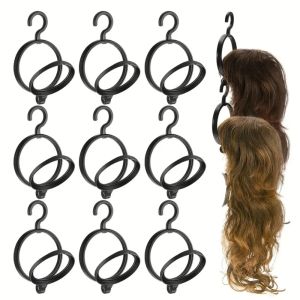 5 ชิ้นแขวนขาตั้งวิกผม รอบมัลติฟังก์ชั่น ขาตั้งวิกผมพับได้ ขาตั้งวิกผมแบบพกพาสําหรับหลายวิกผมและหมวก ประหยัดพื้นที่