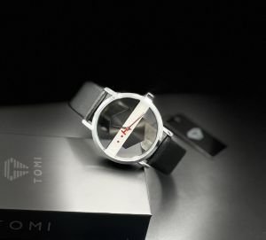 Watchtime นาฬิกาข้อมือผู้ชาย ติดต่อ TOMI แบรนด์แท้ กันน้ำ 100% สายหนัง หน้าปัด 40 มม. สไตล์นักธุรกิจหนุ่ม น้ำด้วย