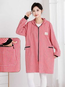 Váy Bảo Hộ Mùa Thu Đông Bằng Cotton Nguyên Chất Cỡ Lớn 260 Pound Có Khóa Kéo Đôi Thời Trang Chống Bụi Bẩn