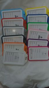 UCARD BICOLOR TRANSPARENT CARD HOLDER / ID CARD HOLDER