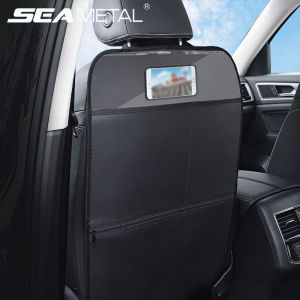 SEAMETAL Car Anti-Kick Pad Interior Seat Back Pad Anti Child Kick Pads Universal Auto Seat Back Protector Mat Anti Dirt Back Bag