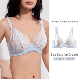 NAITANGPAI | Large Bust Minimizing Lace Thin Breathable Underwear Side Support
