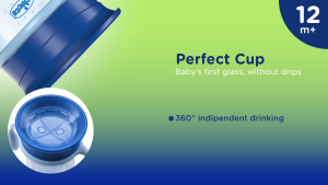 Chicco 360 Perfect Cup 200ml- 12M+ (Pink/ Blue)