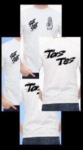 KAOS SAT SET TAS TES DISTRO/ BAJU PRIA WANITA BAHAN COTTON Combed 24s