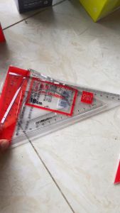 Bộ 2 thước kẻ eke Deli 6420/6425/6435 - 18cm/20cm/32cm