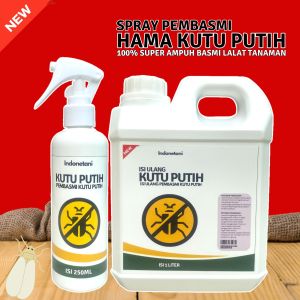 Spray Pembasmi Kutu Putih Tanaman | 100% Super Ampuh | Ramah Lingkungan | Pilihan Ukuran 250ml | Isi 1 Liter | 1L Gratis 250ml