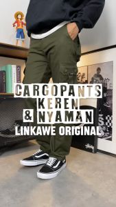 LinkaweOriginal Celana Cargo Panjang Free sticker & gantungan kunci Size 28 29 30 31 32 33 34 35 36 37 38 39 40 41 42 Jumbo Bigsize Besar S M L XL XXL XXXL XXXXL XXXXXL 3XL 4XL 5XL Pria dan Wanita murah laris termurah terlaris terbaik pants pdl premium