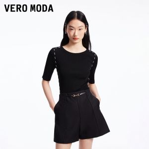 Vero Moda | Áo Sweater Ôm Body có viền màu Block