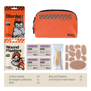 RHINO RESCUE Outdoor Portable Lightweight First Aid Kit - Waterproof and Wear-Resistant for Hiking Travel and Emergency Use