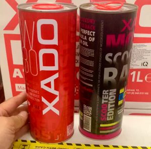 Dầu Nhớt Xe Tay Ga Cao Cấp XADO Scooter Race 7.5W-35 - RED BOOST 5W-30 MADE IN HOLLAND