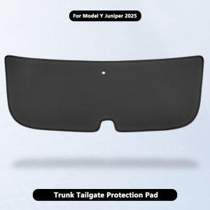 Trunk Tailgate Guard Pad For Tesla Model Y Juniper / Model 3 Highland Rear Trunk Protective Pad Leather Anti-dirty Pad