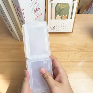 Name Tag ID Card Holder Plastik Transparan Tempat Kartu ID Frame Casing Name Tag | Lanyard ID Card Holder