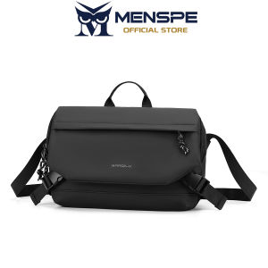 MENSPE Fashion Shoulder Bag Mens Messenger Bag Portable Handbag Travel Bag Business Bag Large Capacity  Lightweight Casual Bag Fashion Leisure Sport Street Bag for College Student