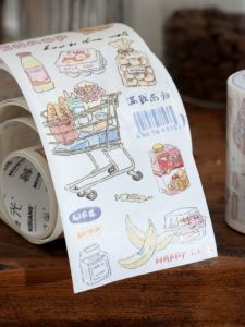 Special Oil Adhesive Tape for Scrapbooking Home Decor Daily Objects Korean Style Ins Wind Handmade Craft Supplies