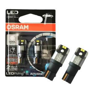 Osram LED Side Marker Lights T10 Bulbs W5W Signal Lights 12V License Plate Reading Light 6000K Car Tail Lights