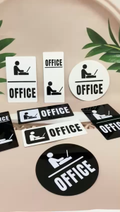 YS Sign akrilik office | Akrilik penanda ruang office akrilik