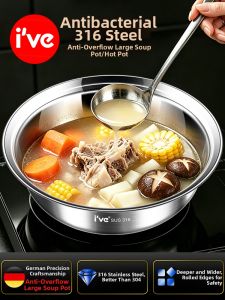 IVE | Thickening Heat-Resistant Induction Compatible Soup Pot