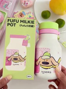 Haers | Tách Cách Nhiệt Đẹp Có Ống Hút và Lớp Lót Gốm