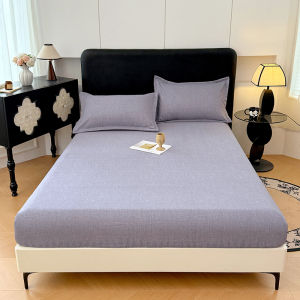 SUNLIGHT HOME Linen BedsheetLuxurious Bed SheetBreathable Mattress Cover