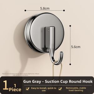 FAJIENUO | No-Drill Strong Adhesive Door Hooks