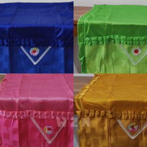Taplak Alas Kulkas Motif Polos Warna Hijau