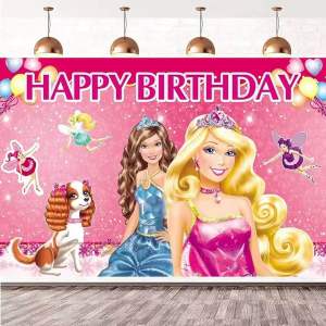 [SG] Barbie Doll Foil Balloons Party Theme Festive Decoration Season Accessories Craft Party balloon pack sets characters for kids birthday